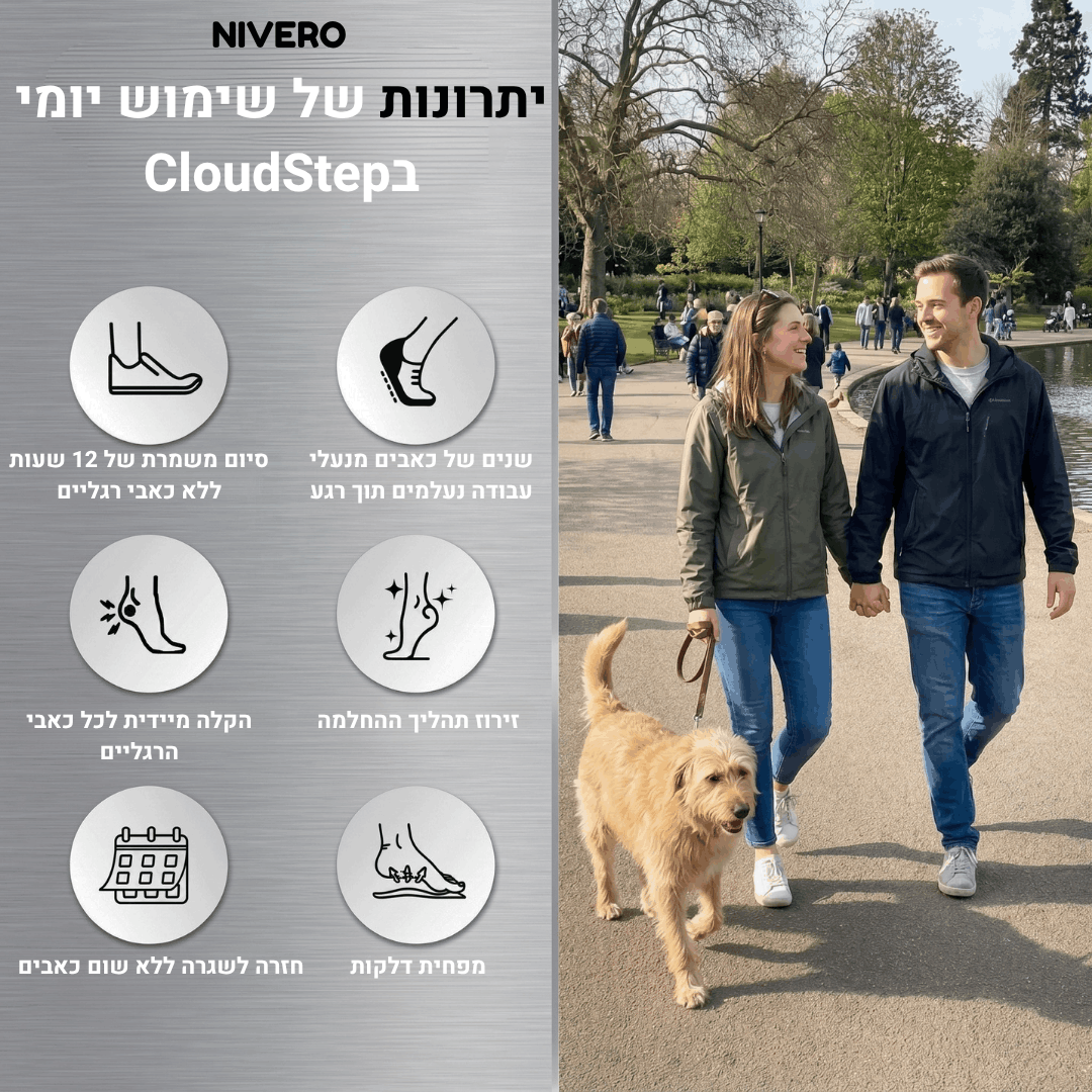 ™CloudStep - מדרסים להקלה בכאבים